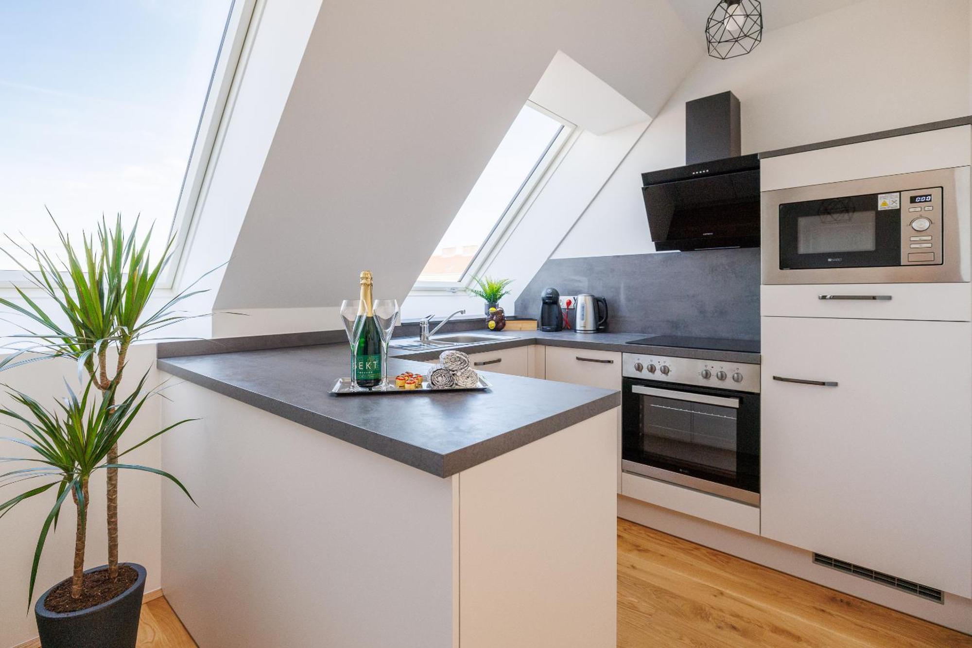 Symphony Apartments 38 - Modern Loft With Terrace And Grill In Central Location Вена Экстерьер фото